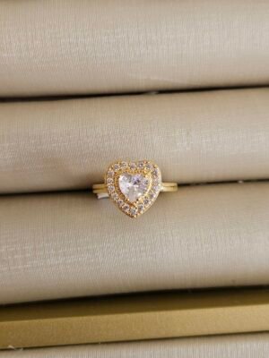 Anel S2 gold zirc. 147