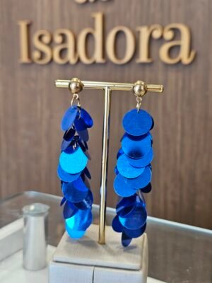 Brinco carnaval azul escuro