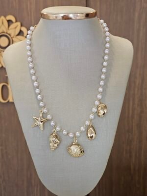 Colar biju pingentes