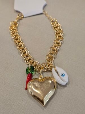 Pulseira biju pingentes 4