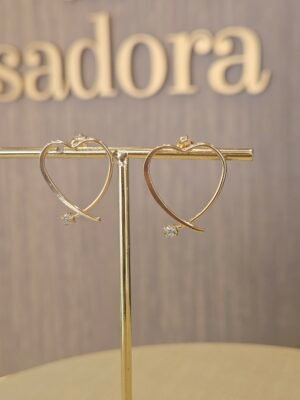 Brinco 3758 Folheado ouro 18k