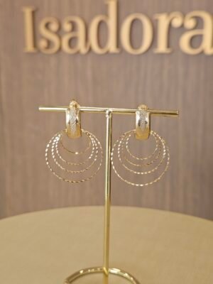 Brinco 3752 Folheado ouro 18k