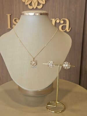 conjunto flor luxo
