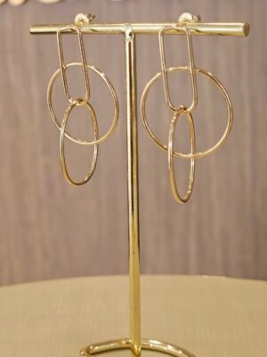 Brinco Folheada ouro 18k 3698