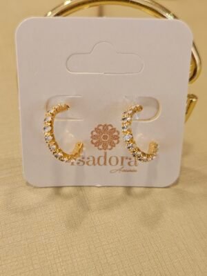 Argola Folheada ouro 18k 0409