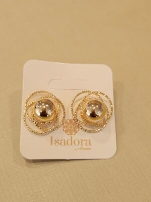 Brinco Folheado ouro 18k 3655