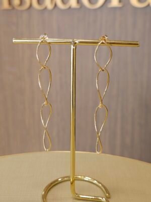 Brinco Folheado ouro 18k 3780