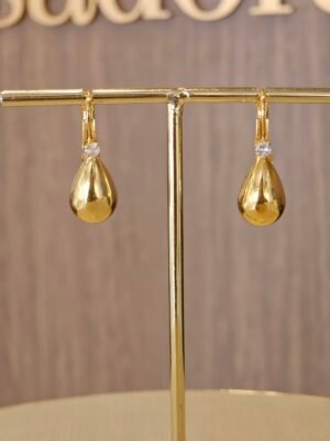 Brinco Folheado ouro 18k 0981