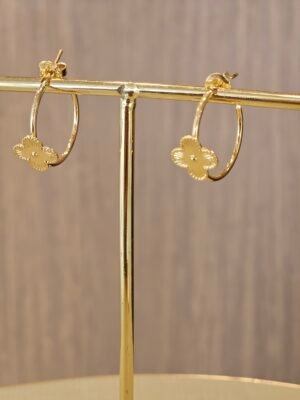 Argola Folheada ouro 18k 1172