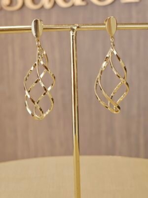 Brinco Folheada ouro 18k 2376