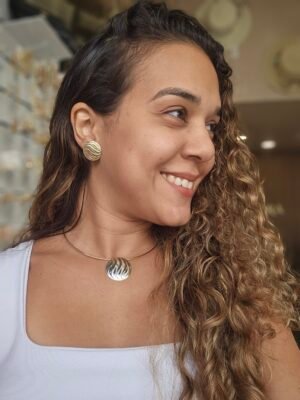 Conjunto Aro Folheado a ouro 03
