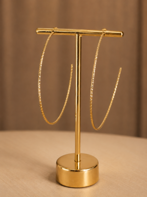 Argola Max 0491  Folheado a ouro 18k